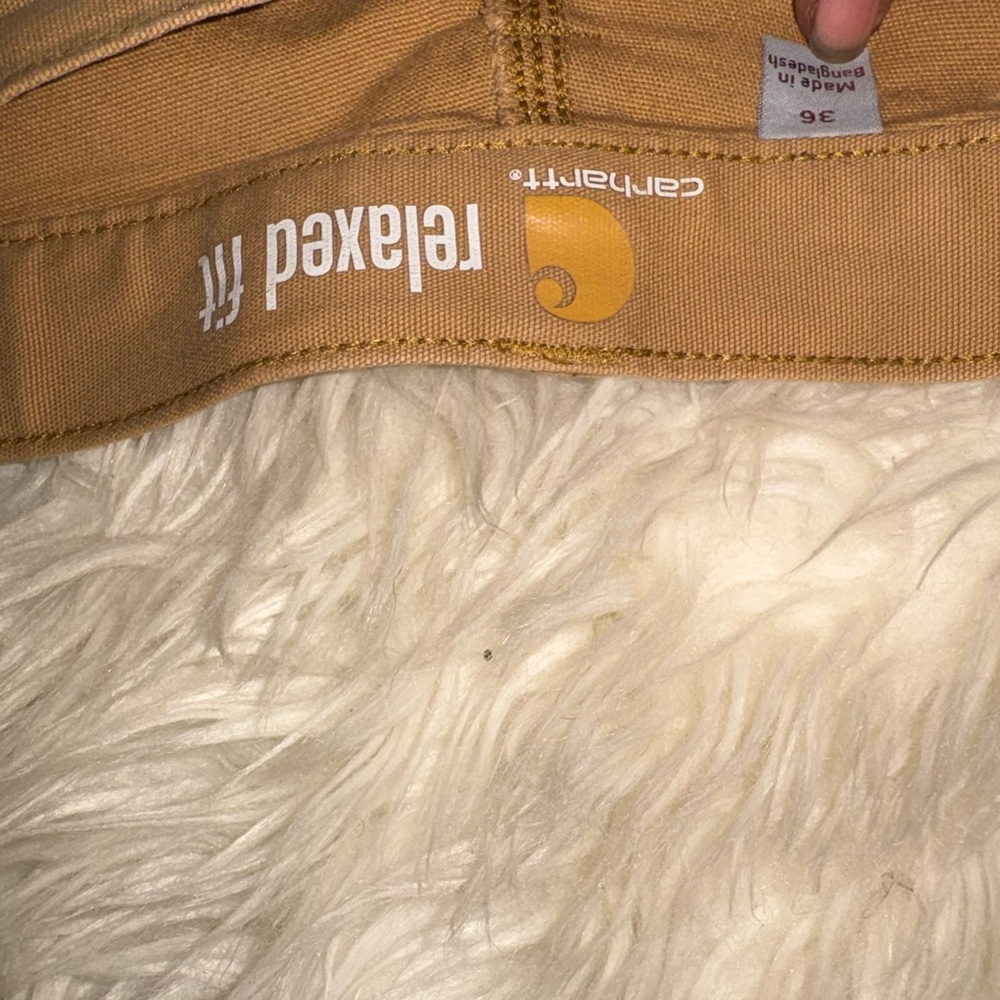Carhartt Relaxed Fit Waistband in Camel/Tan